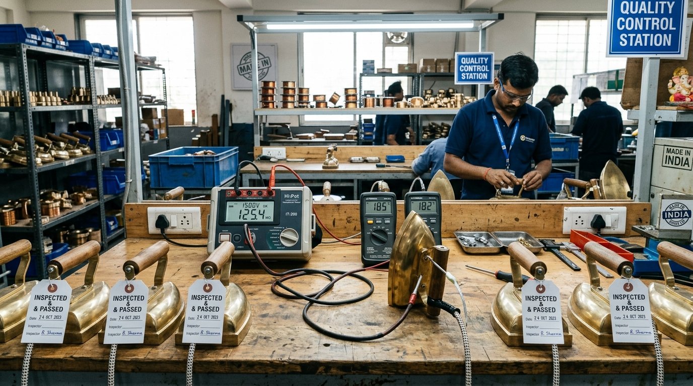 Quality Control Testing Station at Adarsh Manufacturers Matunga (W) Mumbai