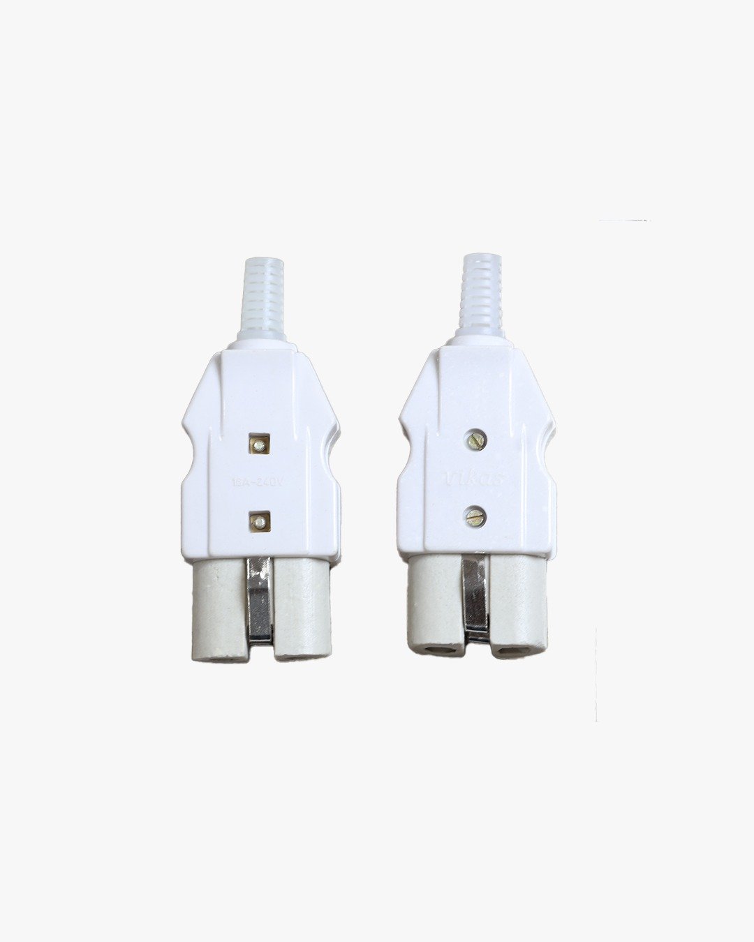 2-Pin Electrical Plug & Socket Connector